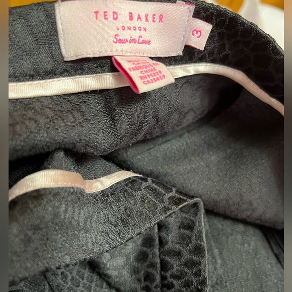 Ted Baker Tulio Stretch Snake Effect Legging Women’s Size Medium. - Picture 6 of 8